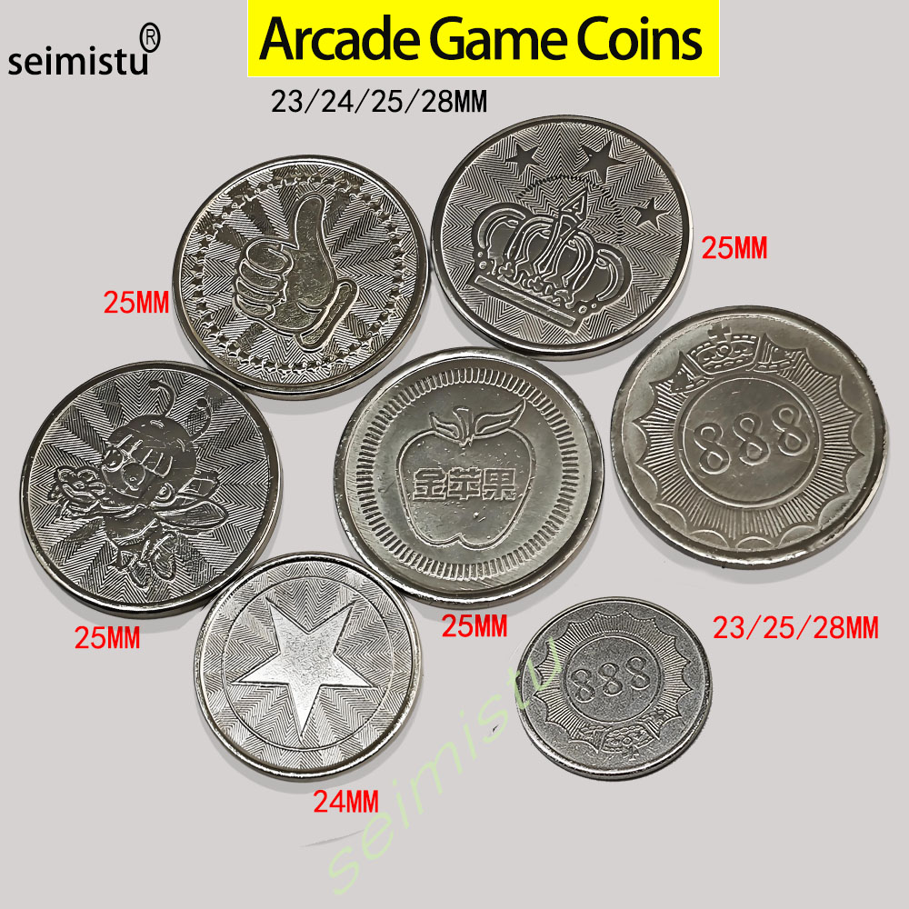 Arcade Vending & Laundry - 100 pièces, jetons en acier inoxydable